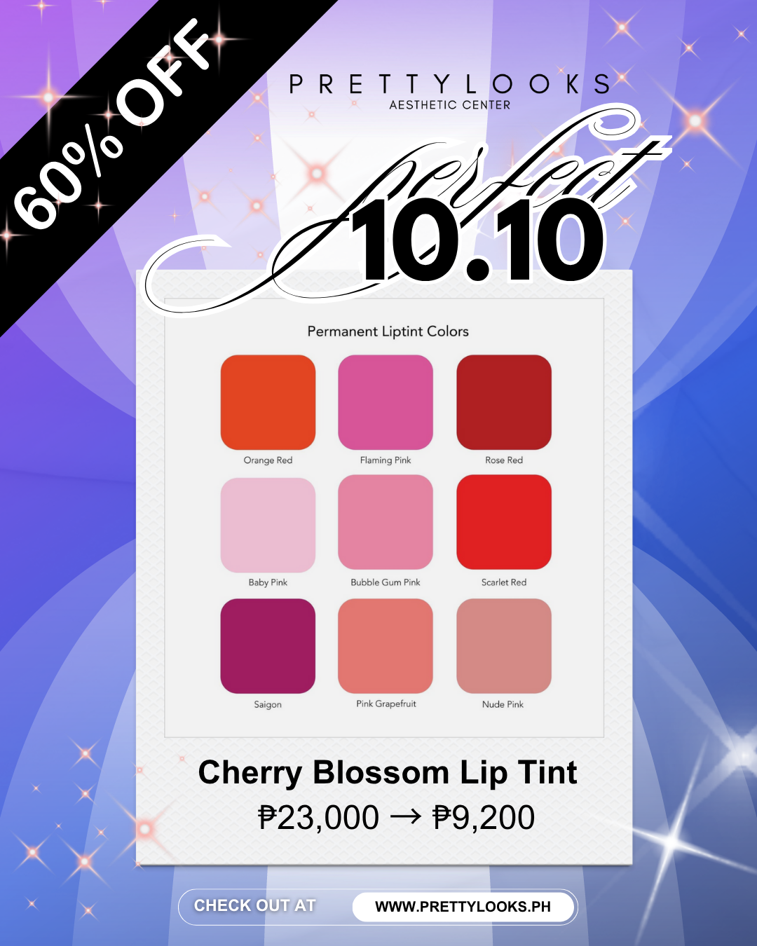 Perfect 10.10 Sale 60% OFF