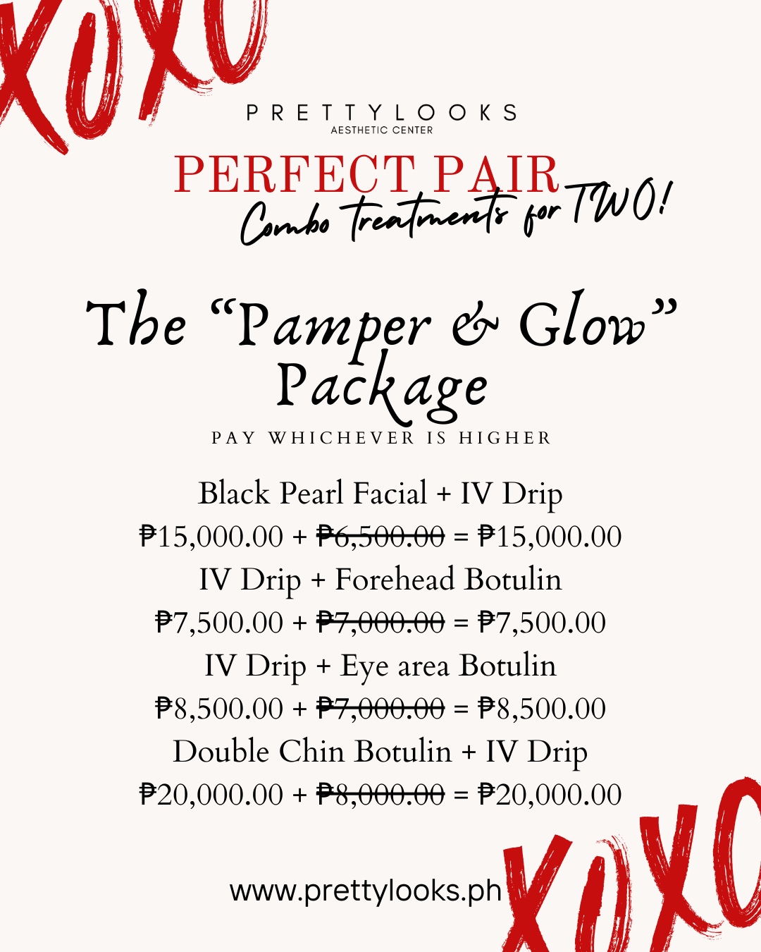 The “Pamper and Glow” Package