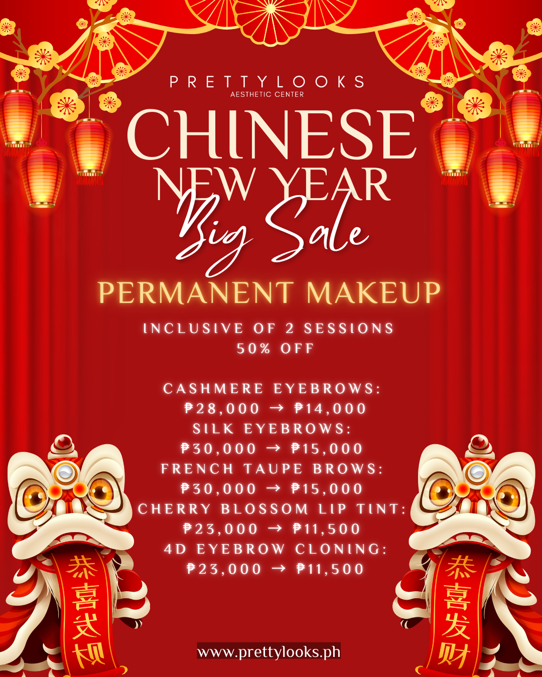 🧧 PRETTYLOOKS LUNAR NEW YEAR SALE