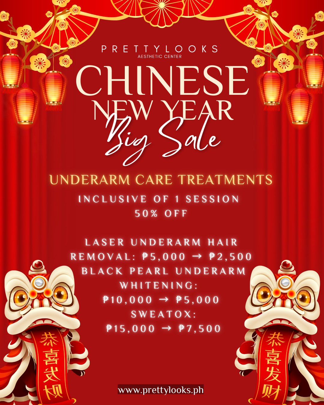 🧧 PRETTYLOOKS LUNAR NEW YEAR SALE