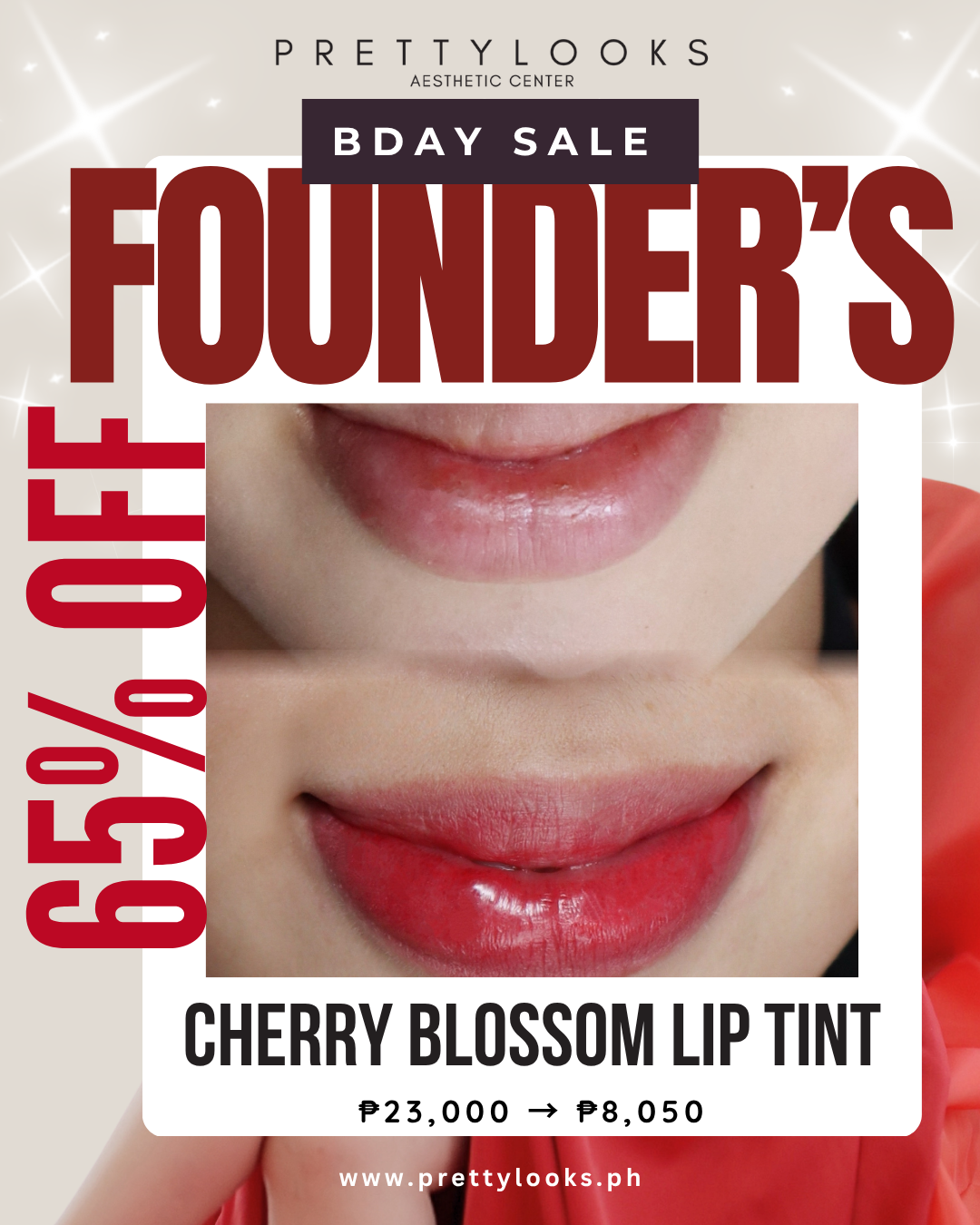FOUNDER'S BIRTHDAY SALE 65% OFF