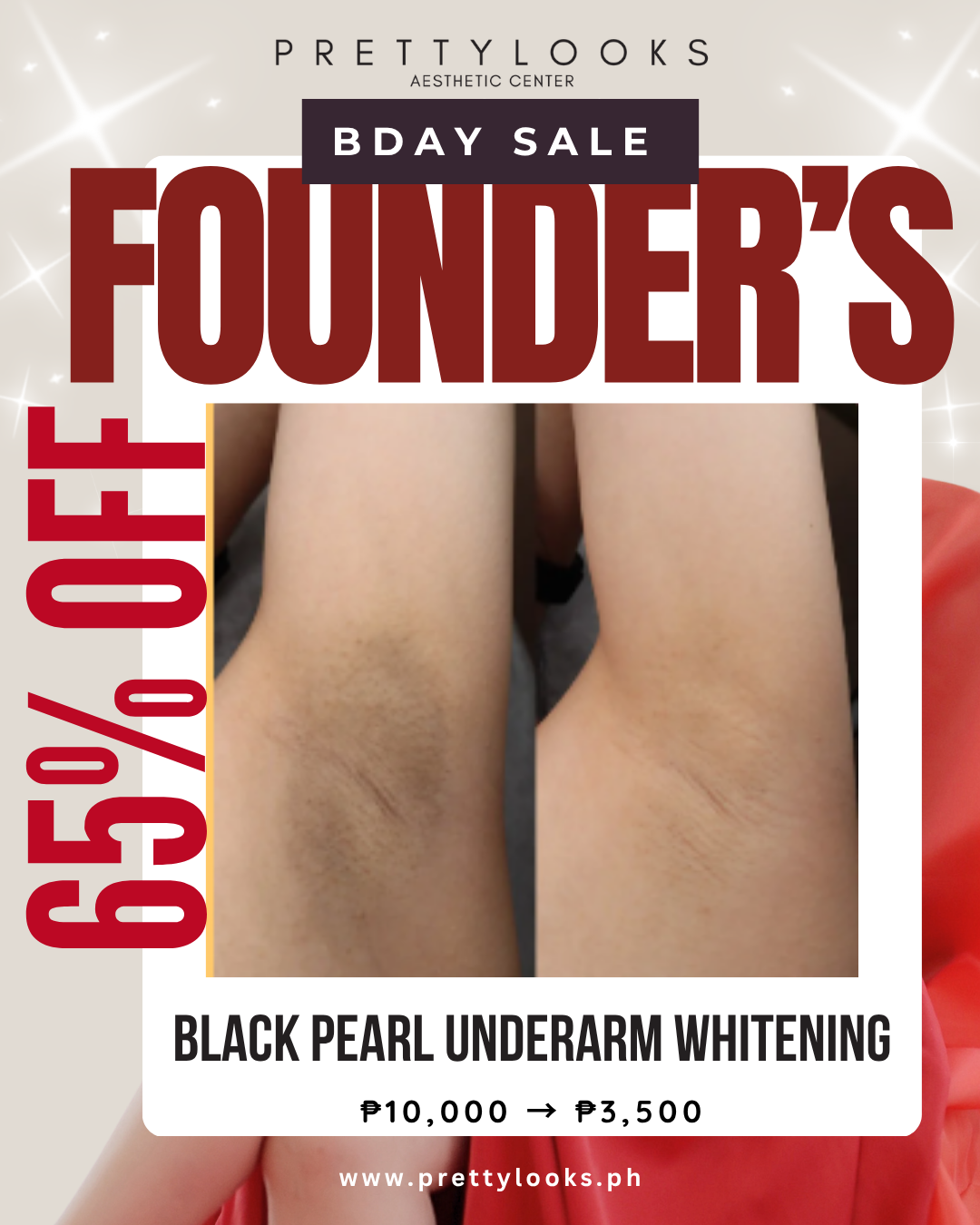 FOUNDER'S BIRTHDAY SALE 65% OFF