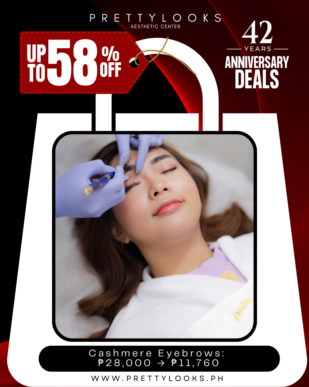 58% OFF ANNIVERSARY SALE 2025