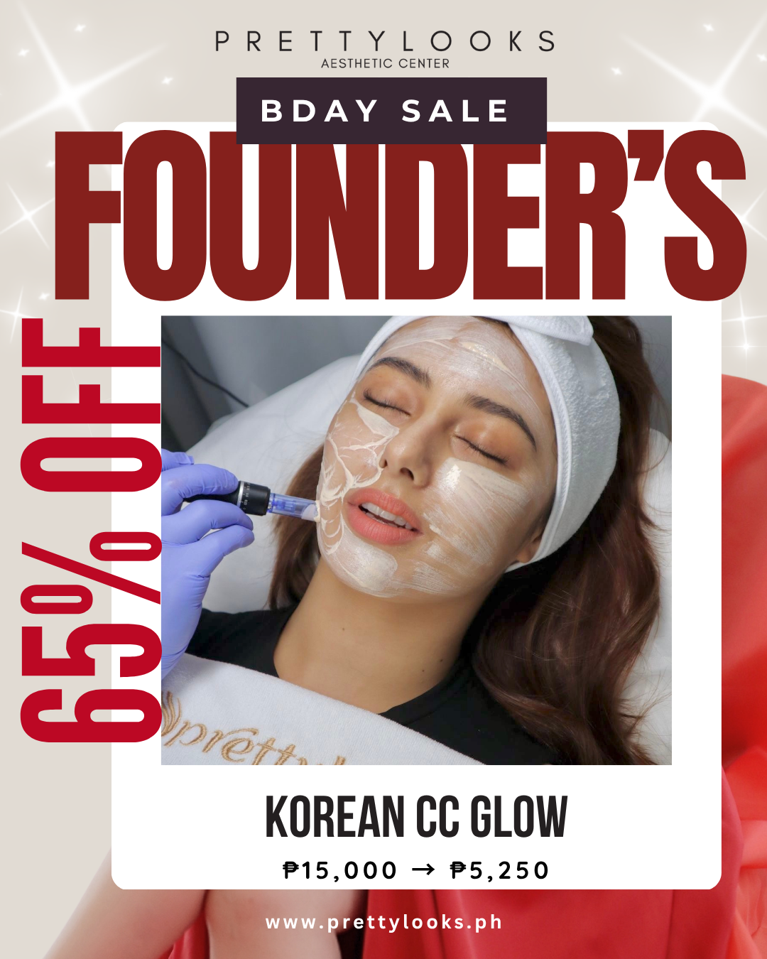 FOUNDER'S BIRTHDAY SALE 65% OFF