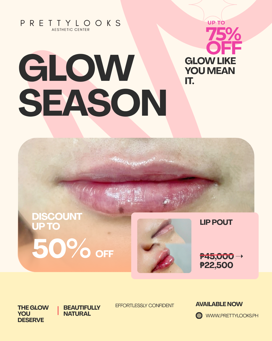 GLOW UP SEASON | 50–75% OFF