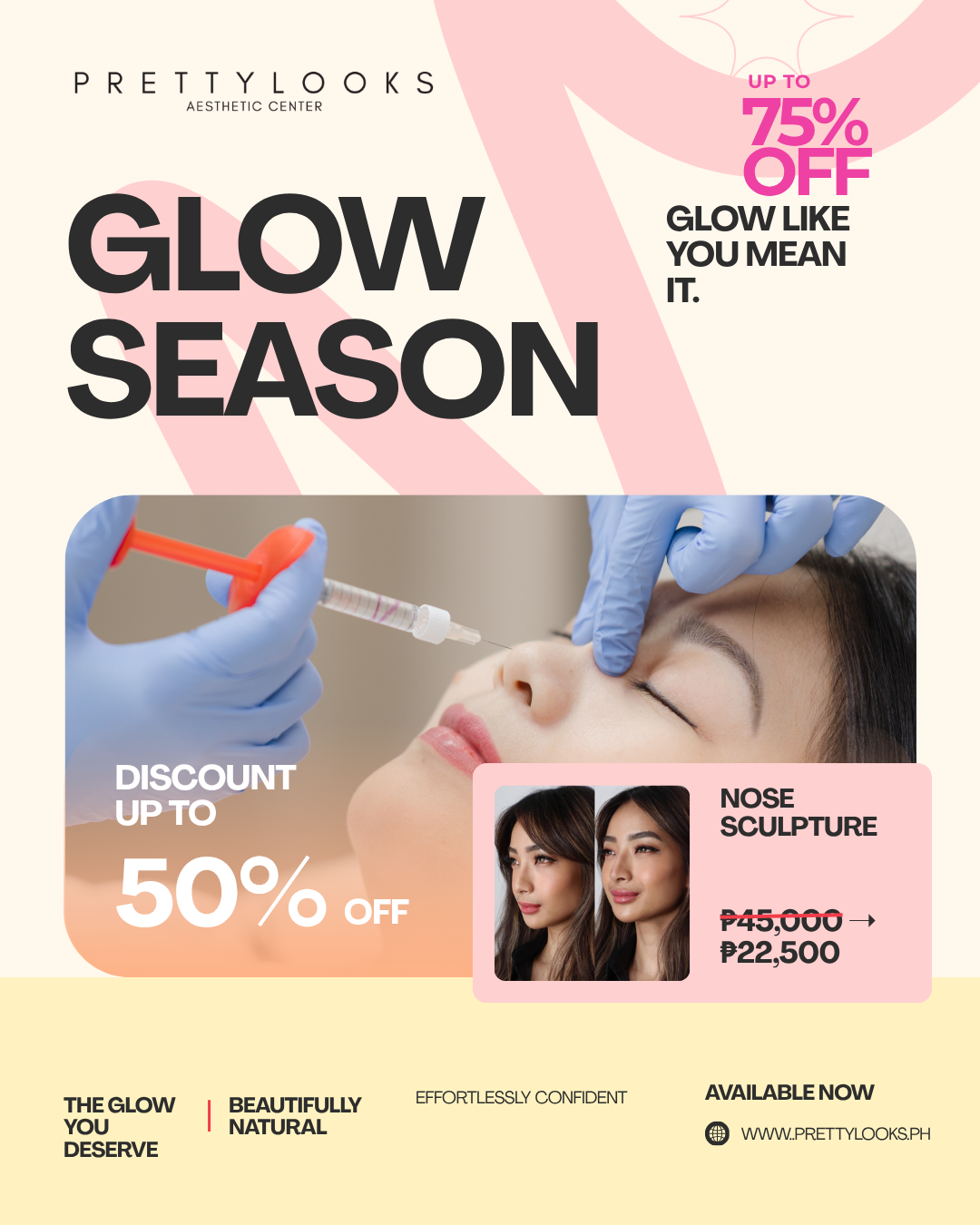 GLOW UP SEASON | 50–75% OFF