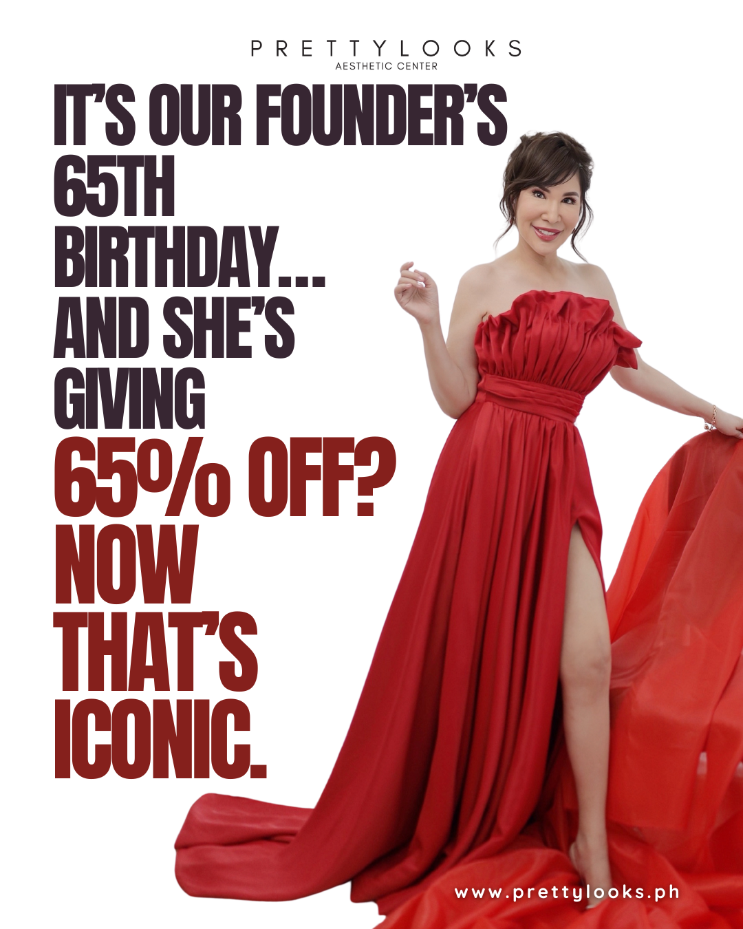 FOUNDER'S BIRTHDAY SALE 65% OFF