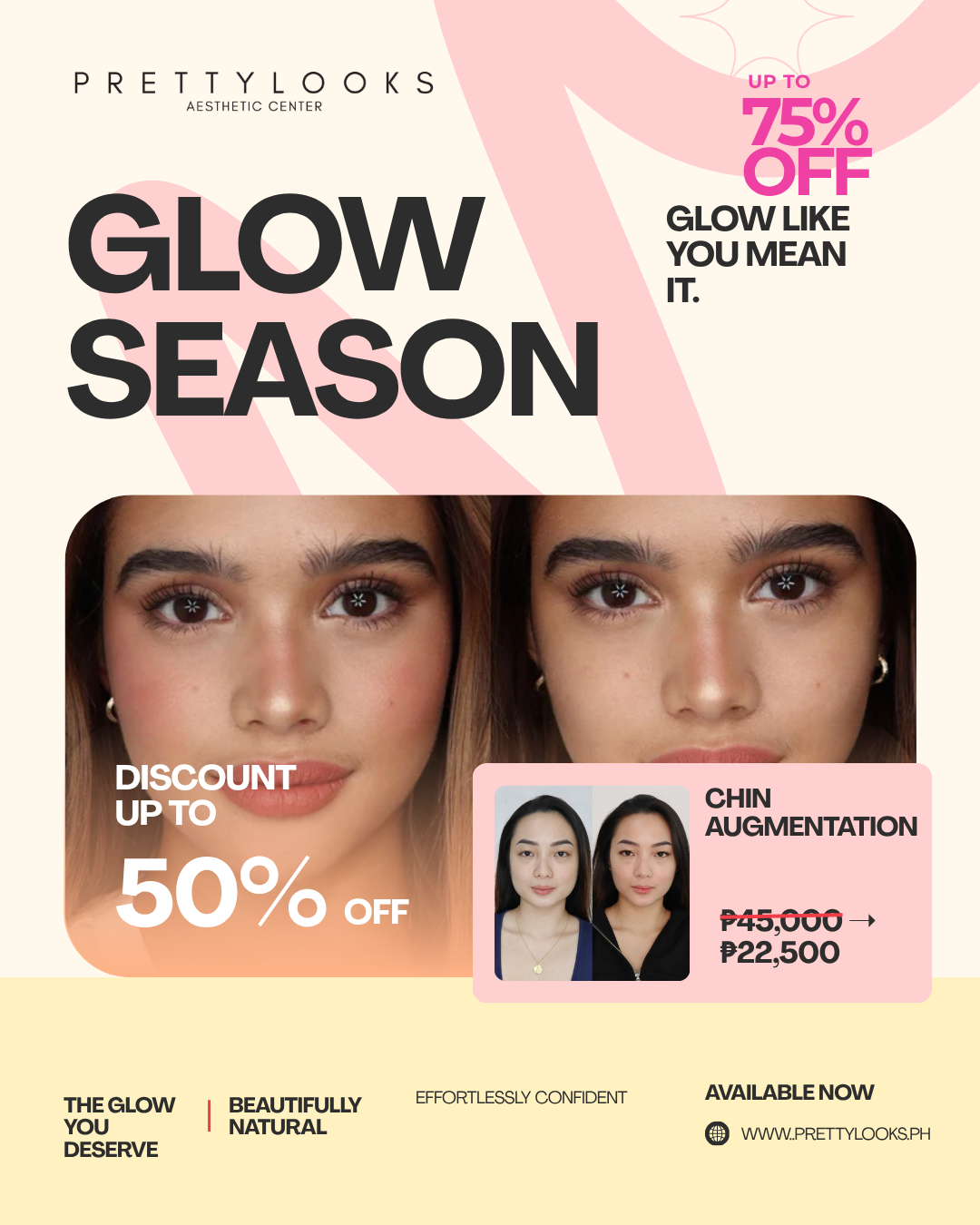 GLOW UP SEASON | 50–75% OFF