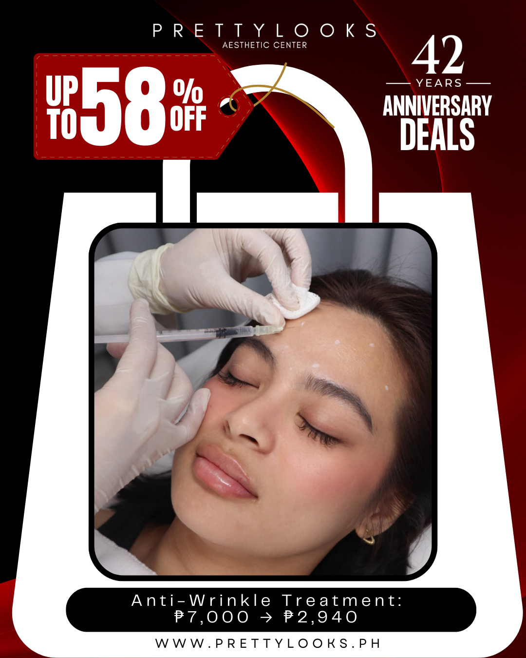 58% OFF ANNIVERSARY SALE 2025