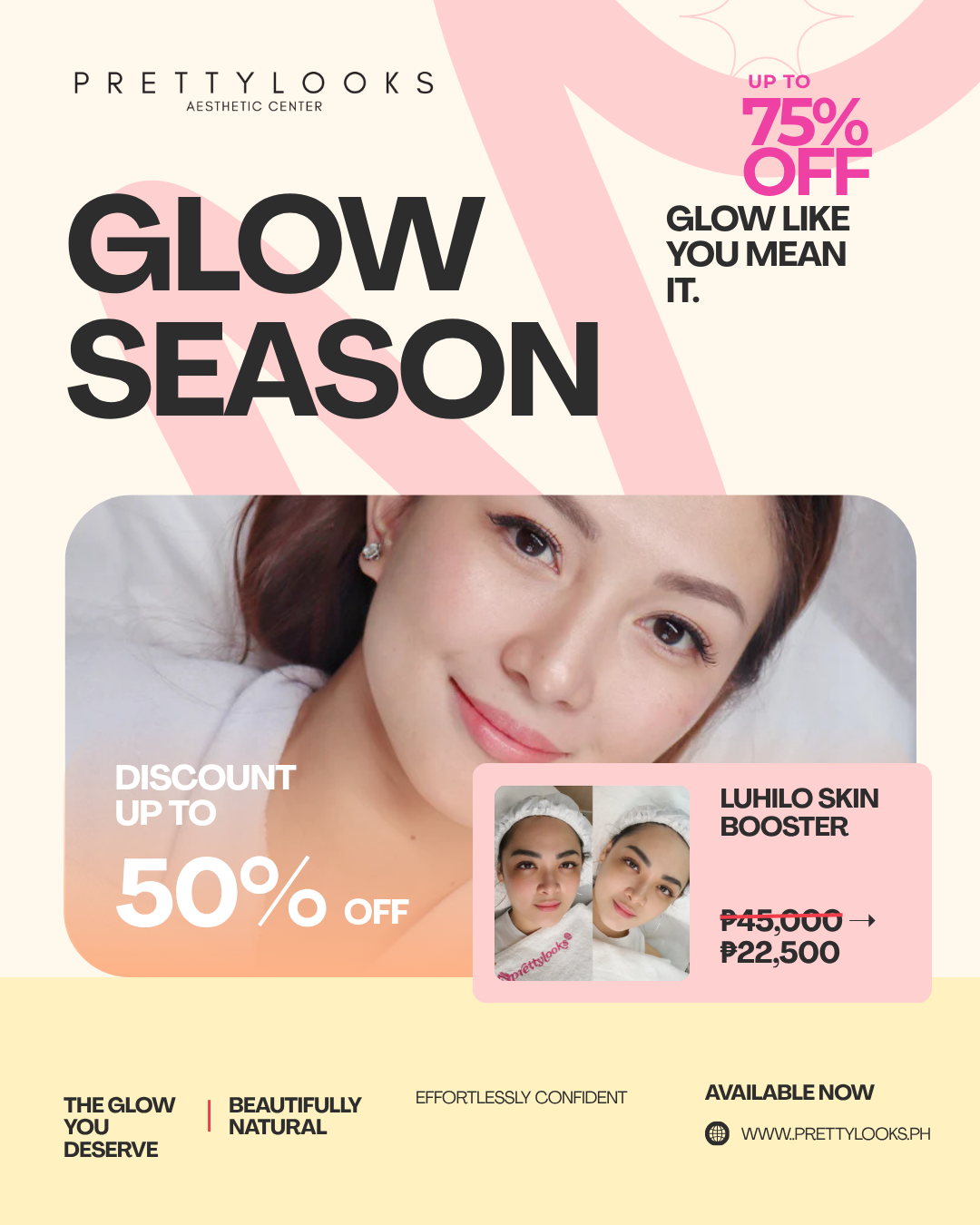 GLOW UP SEASON | 50–75% OFF