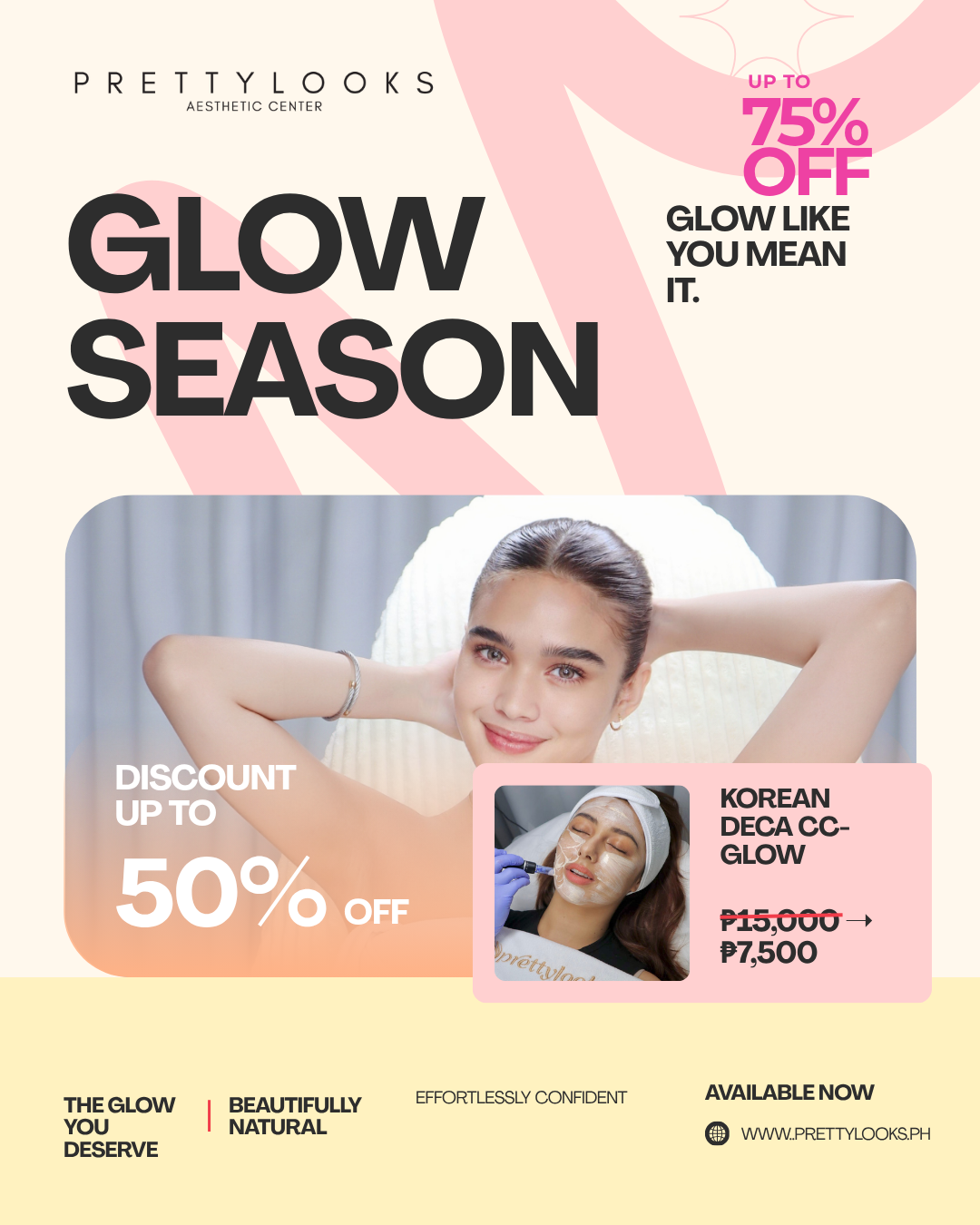 GLOW UP SEASON | 50–75% OFF