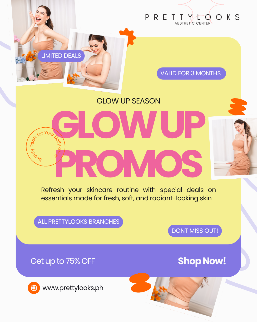 GLOW UP SEASON | 50–75% OFF
