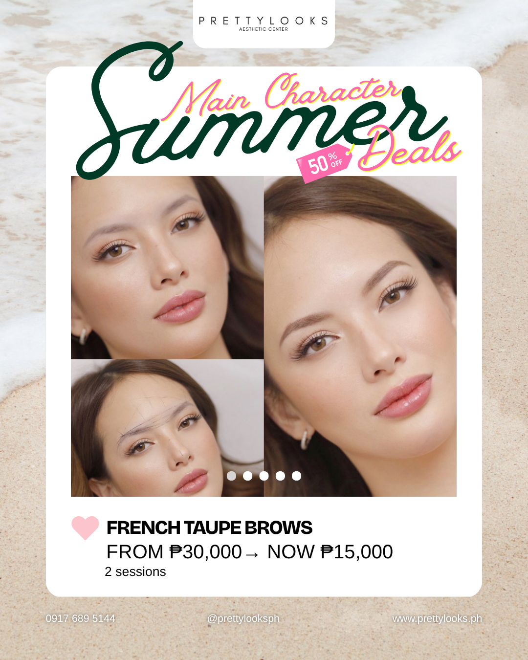 MAIN CHARACTER SUMMER DEALS (50% OFF)