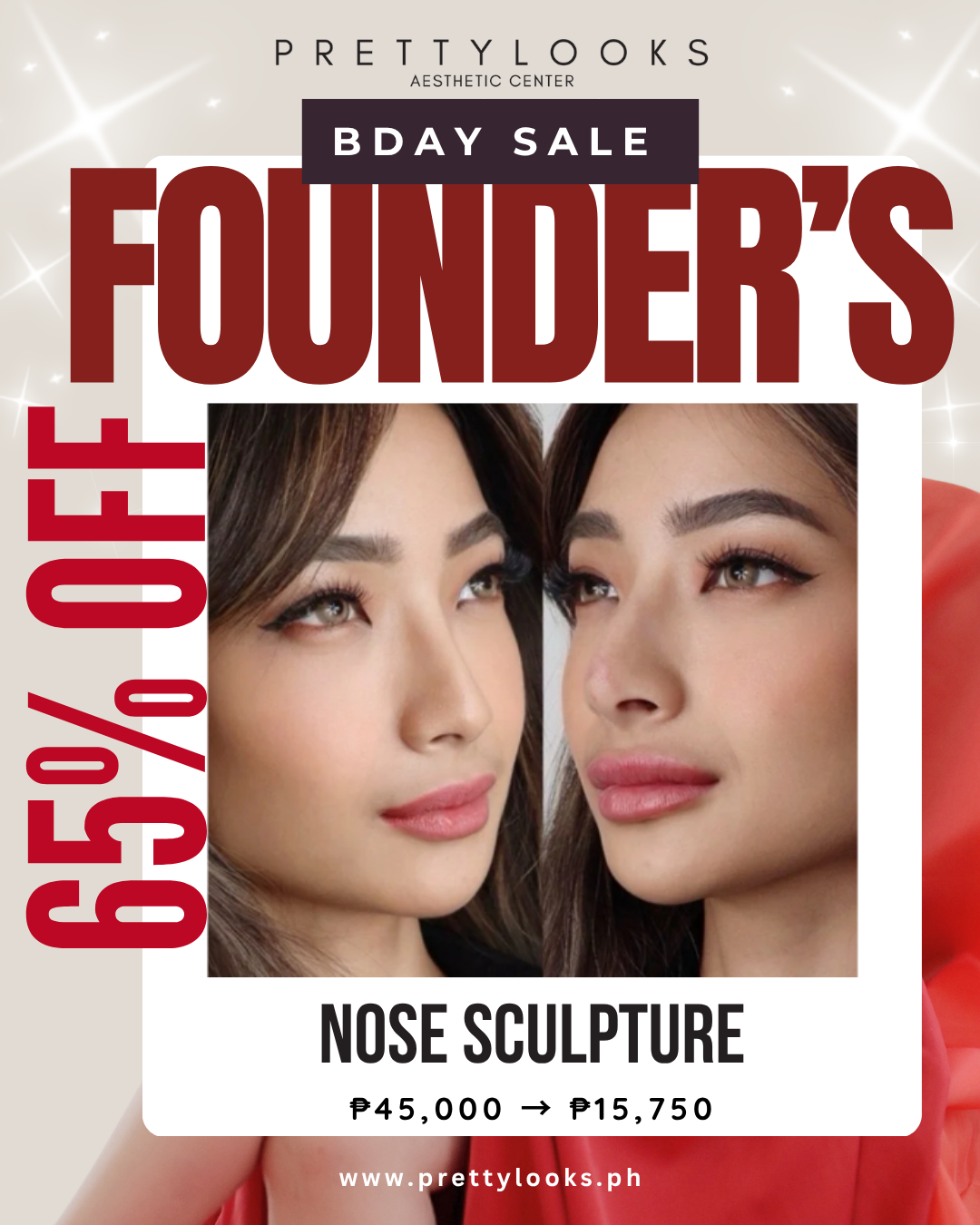 FOUNDER'S BIRTHDAY SALE 65% OFF