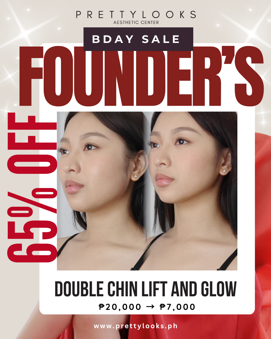 FOUNDER'S BIRTHDAY SALE 65% OFF