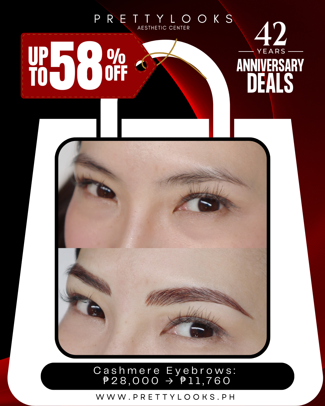 58% OFF ANNIVERSARY SALE 2025