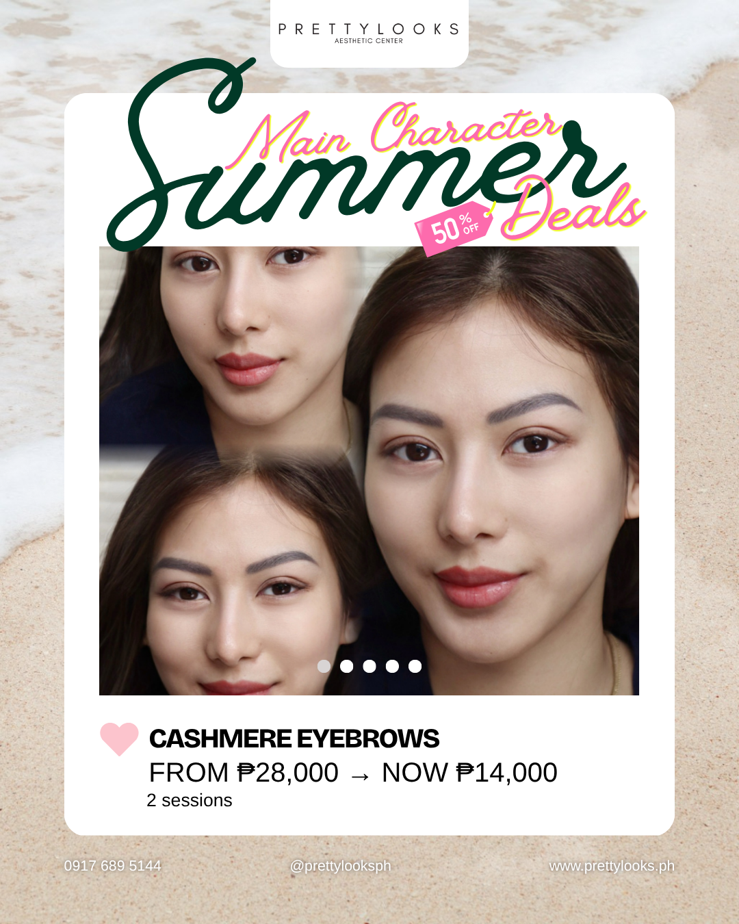 MAIN CHARACTER SUMMER DEALS (50% OFF)