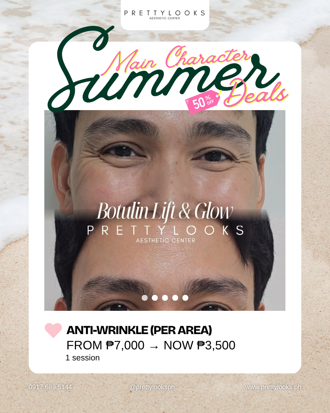 MAIN CHARACTER SUMMER DEALS (50% OFF)