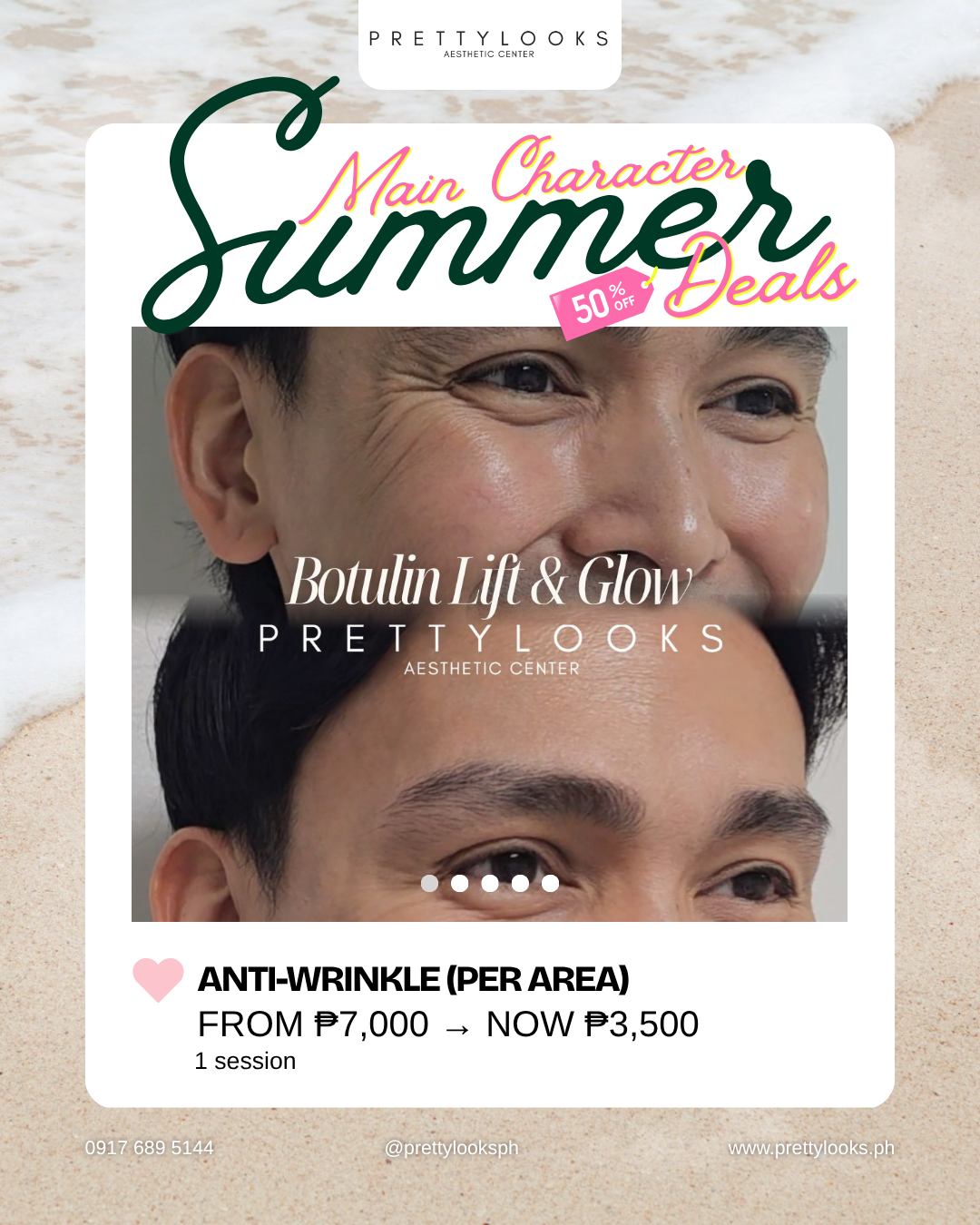 MAIN CHARACTER SUMMER DEALS (50% OFF)