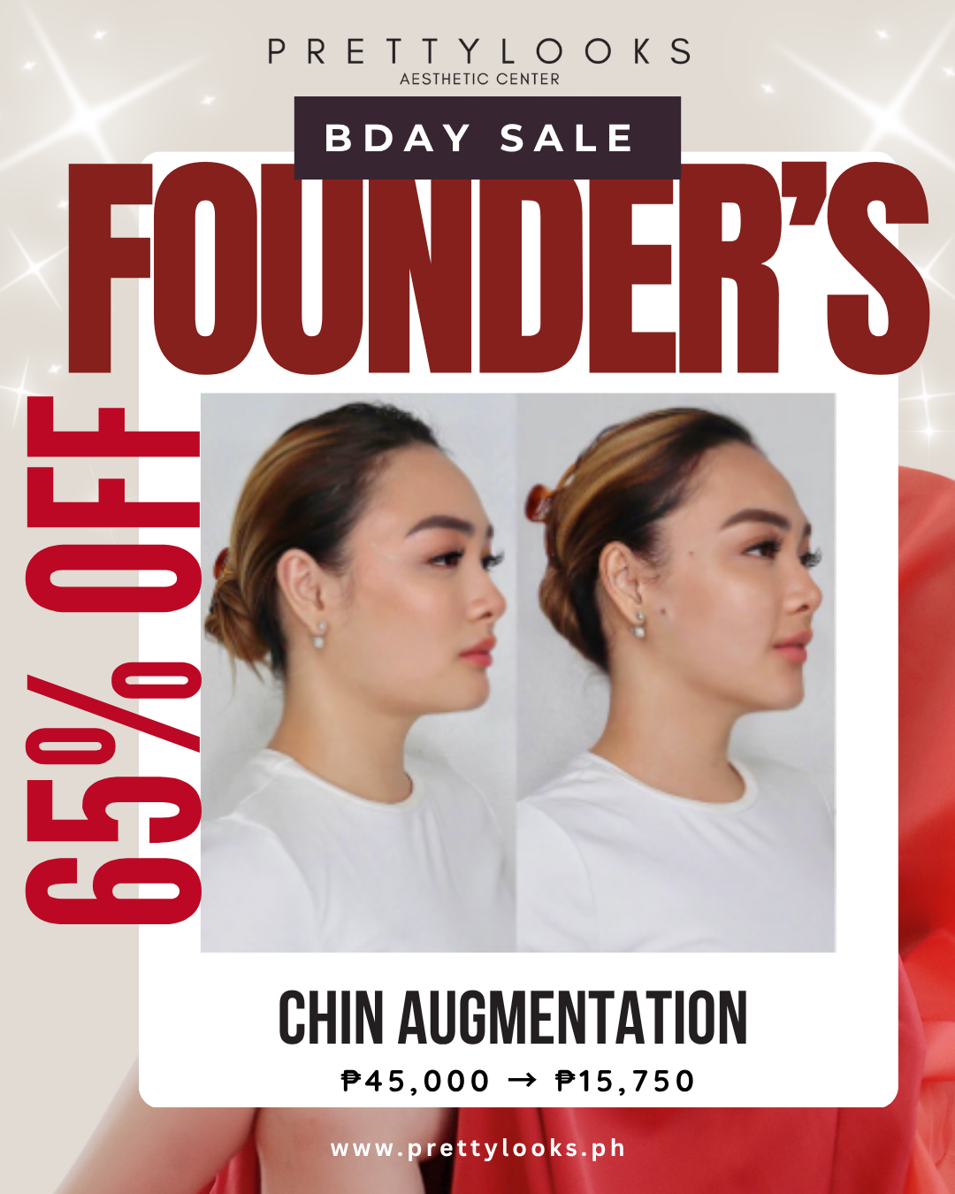 FOUNDER'S BIRTHDAY SALE 65% OFF