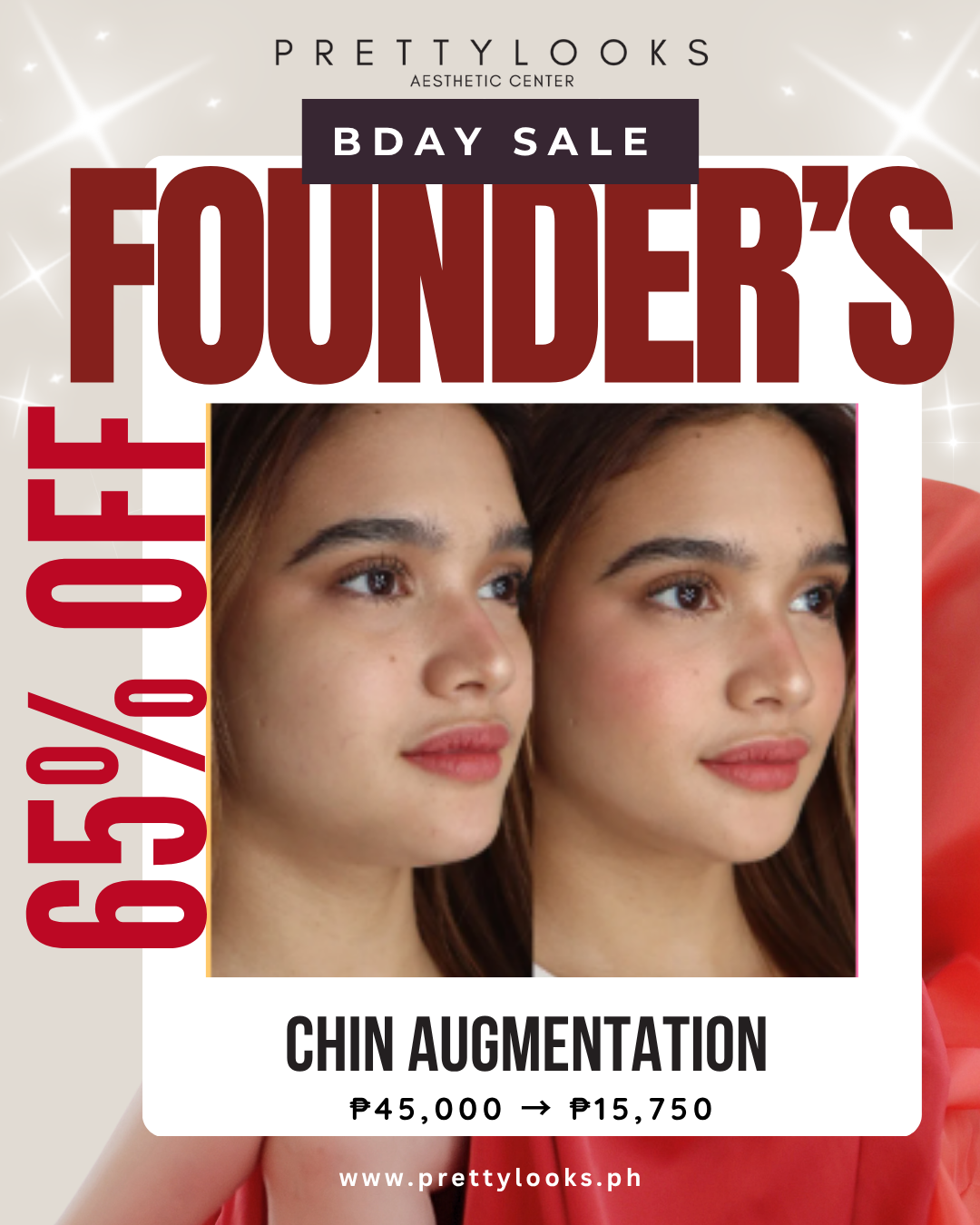 FOUNDER'S BIRTHDAY SALE 65% OFF