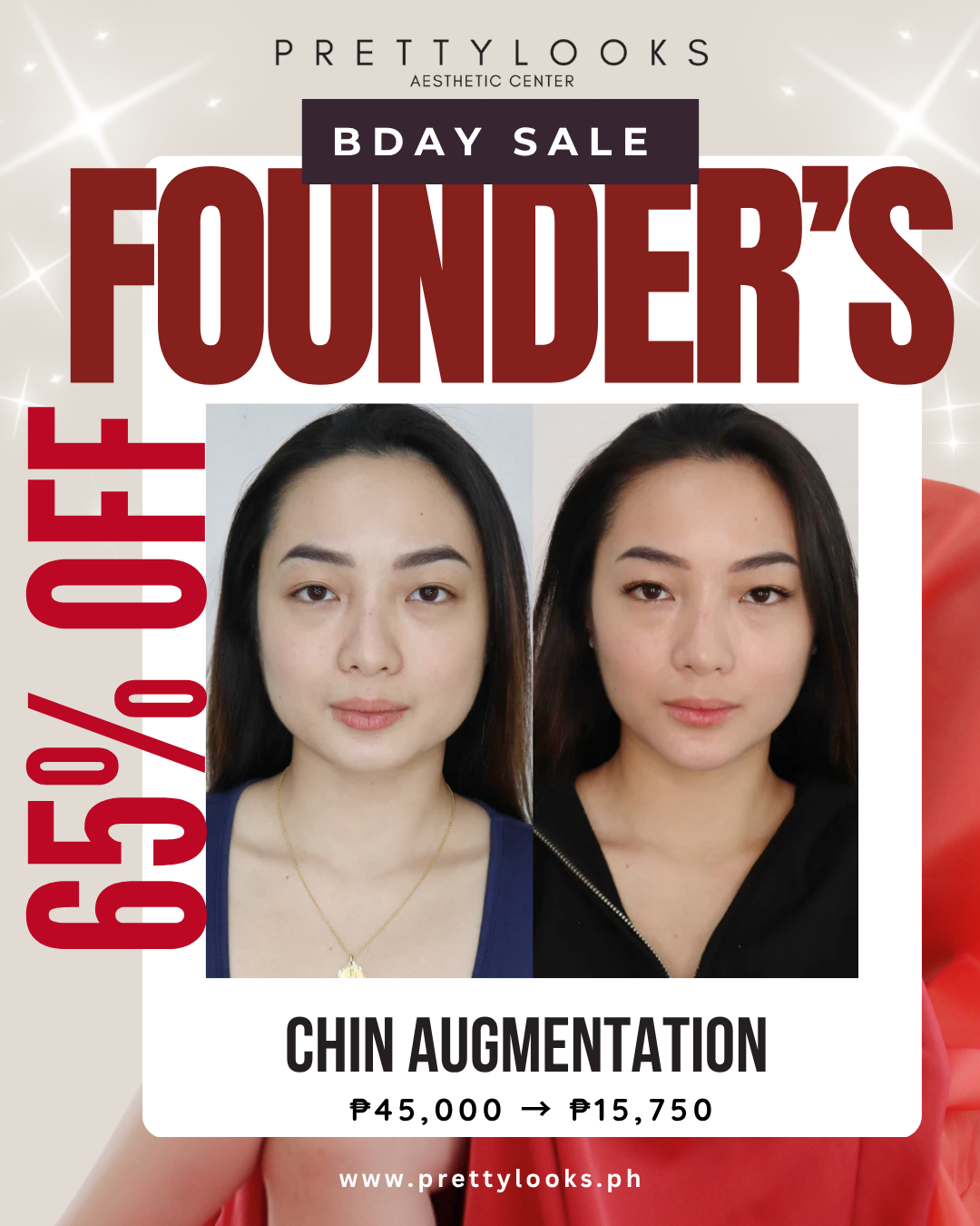 FOUNDER'S BIRTHDAY SALE 65% OFF