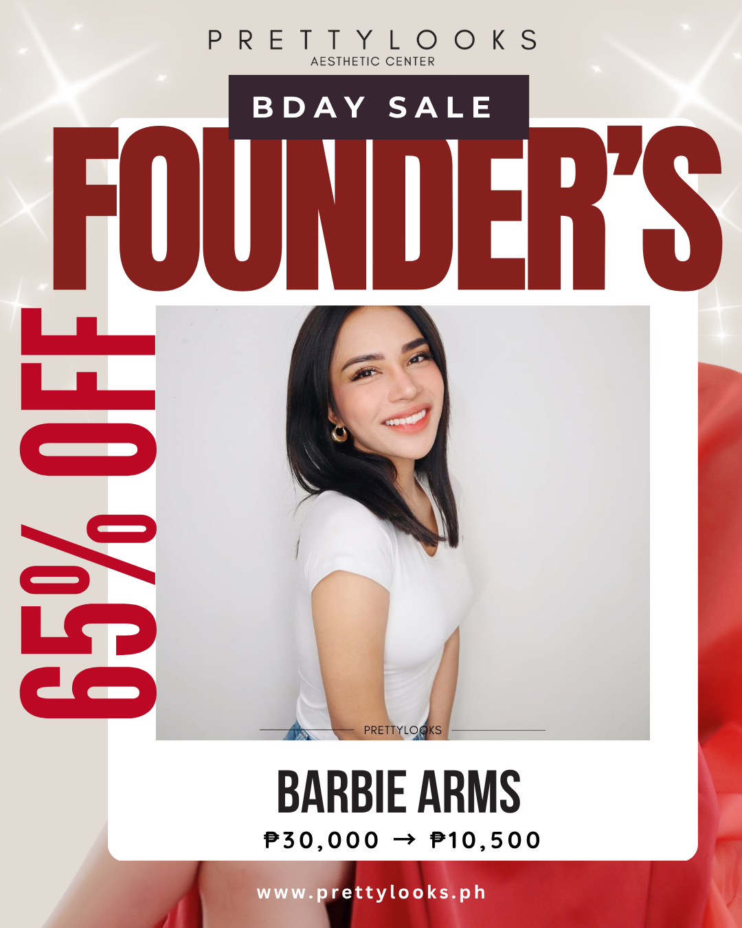 FOUNDER'S BIRTHDAY SALE 65% OFF