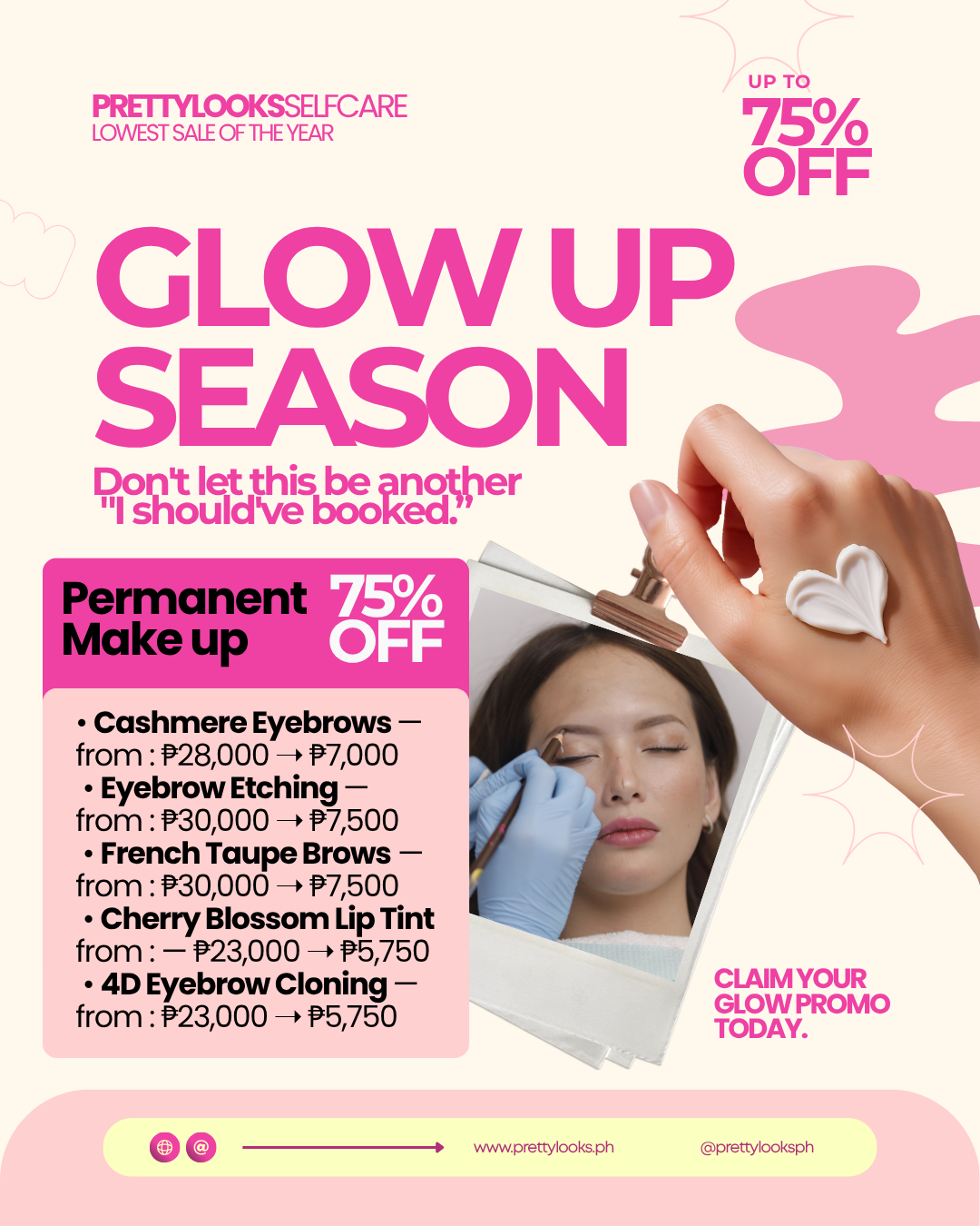 GLOW UP SEASON | 50–75% OFF