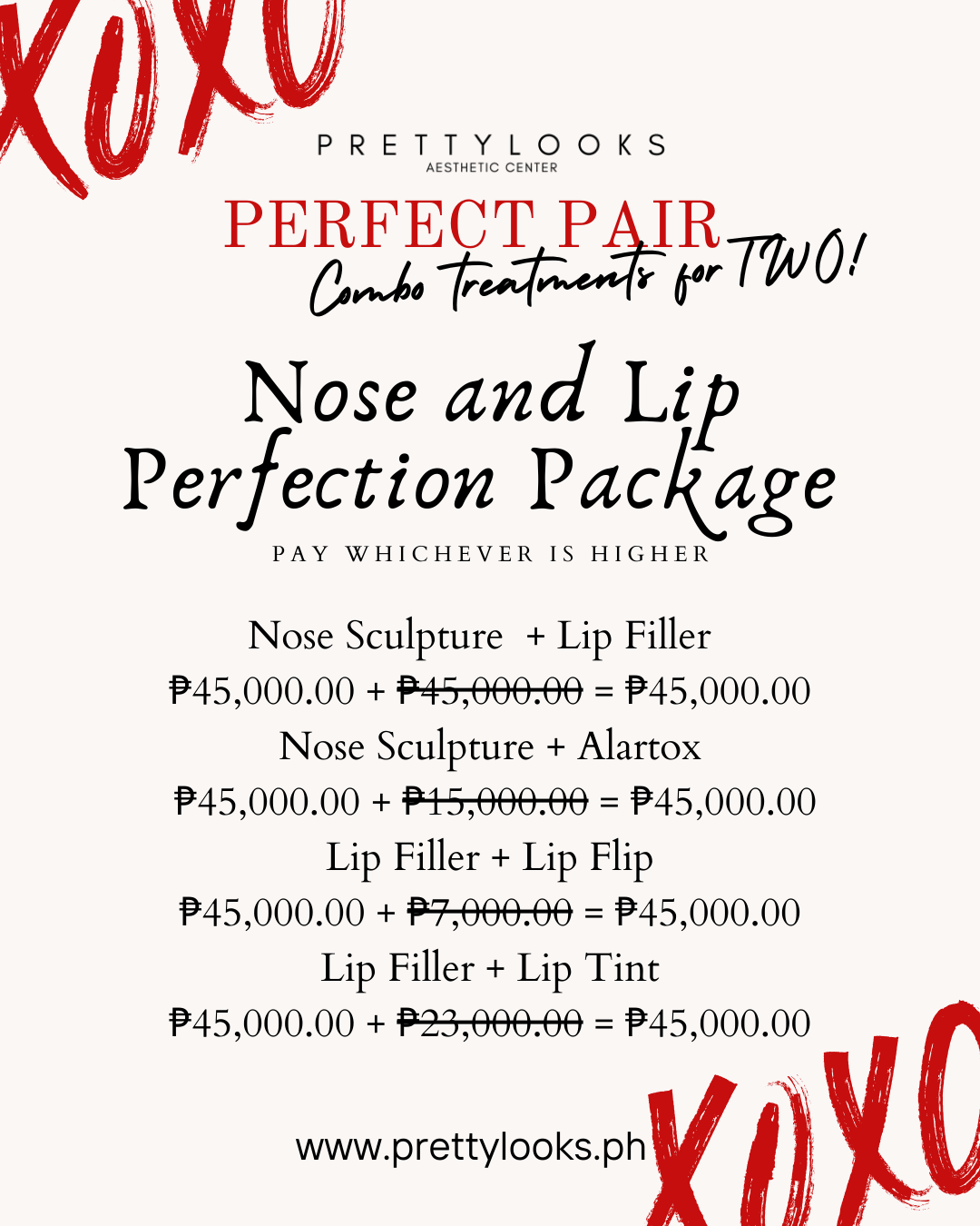 Nose and Lip Perfection Package