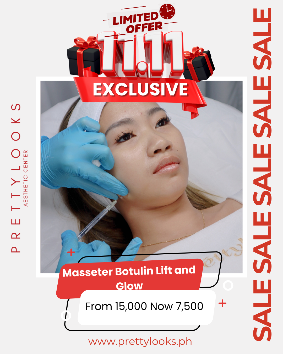 11.11 EXCLUSIVE SALE - Non-Surgical Treatments 50% OFF