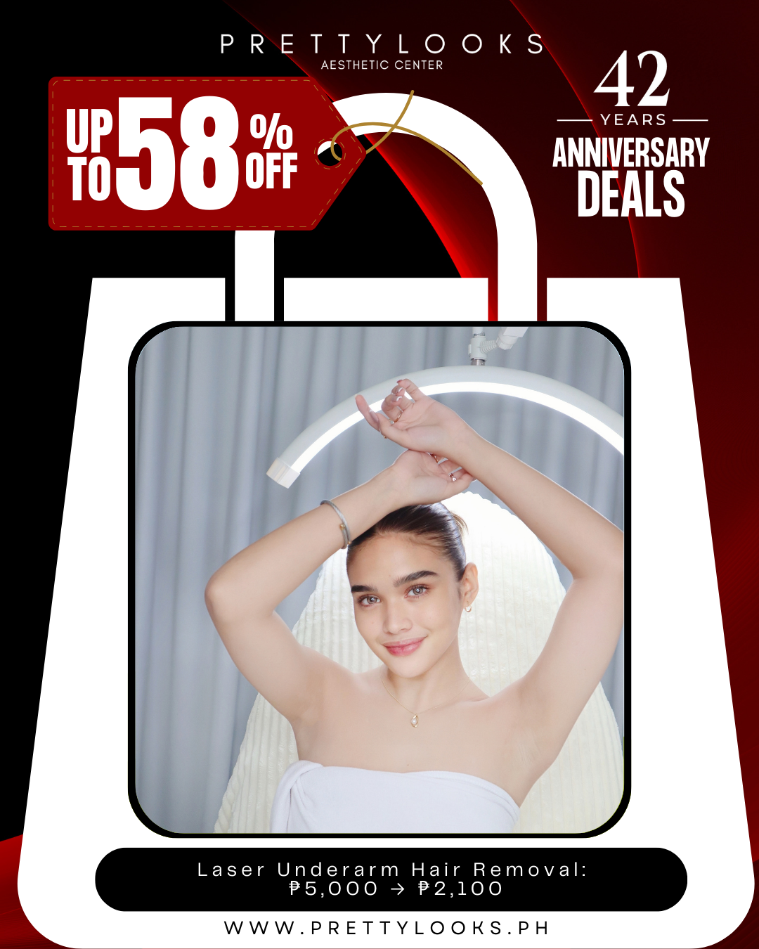58% OFF ANNIVERSARY SALE 2025