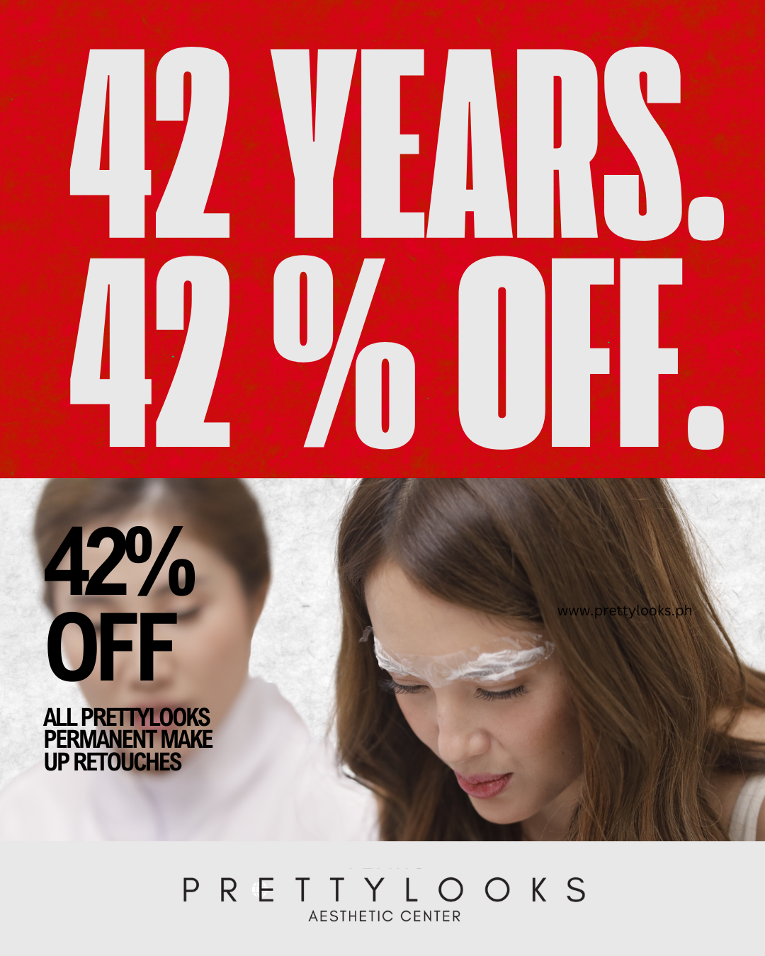 42% Off Retouch Fee for Any Permanent Makeup
