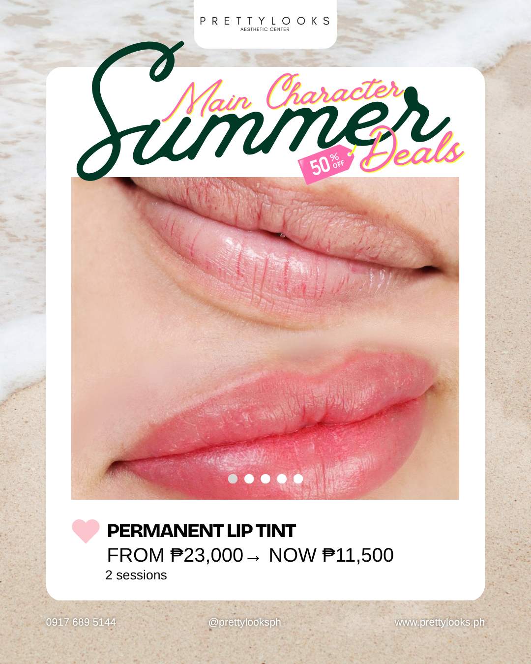 MAIN CHARACTER SUMMER DEALS (50% OFF)