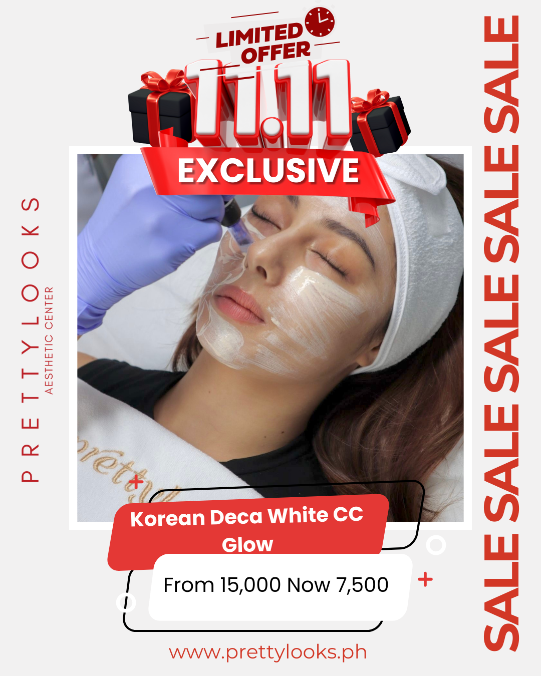 11.11 EXCLUSIVE SALE - Facial Glow Treatments 50% OFF