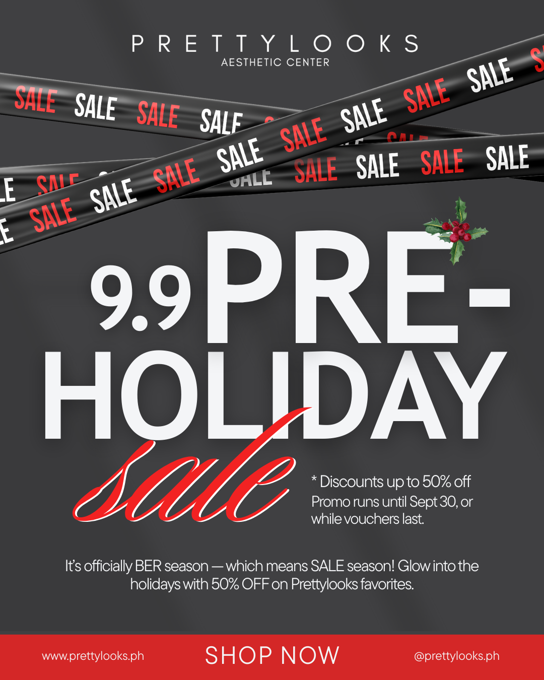 9.9 Prettylooks Pre-Holiday 50% OFF Permanent Makeup & Underarm Care Treatments