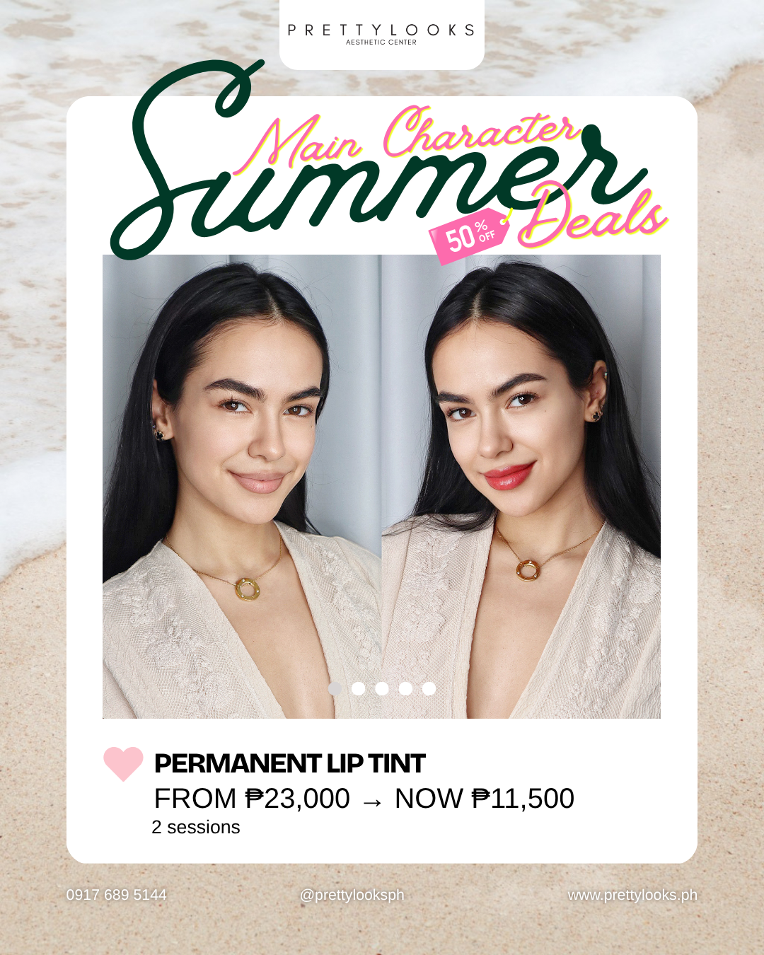 MAIN CHARACTER SUMMER DEALS (50% OFF)