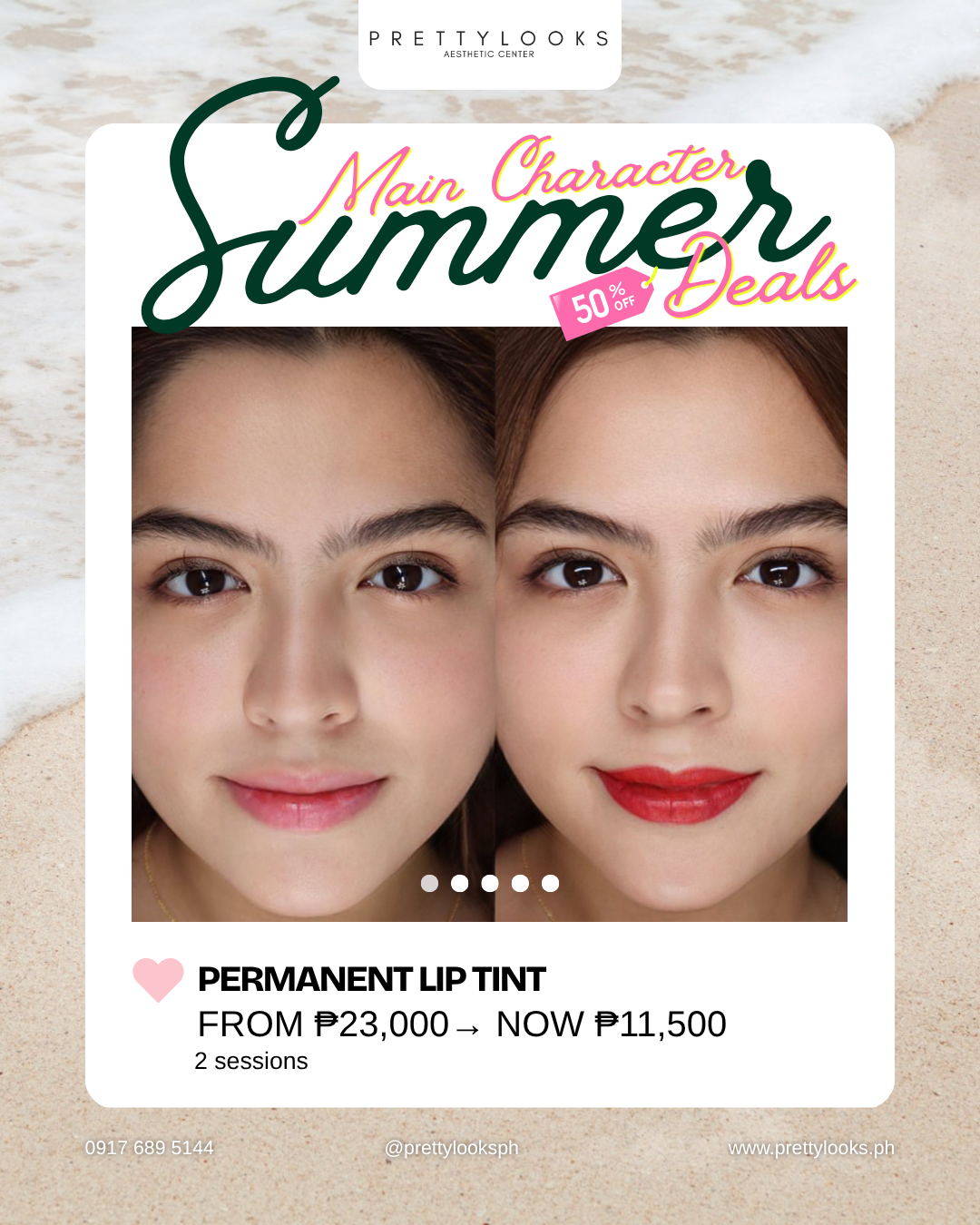 MAIN CHARACTER SUMMER DEALS (50% OFF)