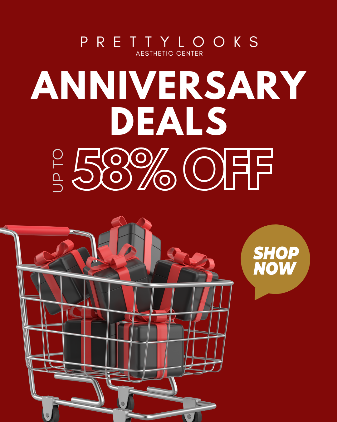 58% OFF ANNIVERSARY SALE 2025