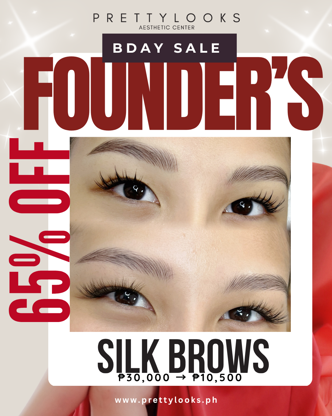 FOUNDER'S BIRTHDAY SALE 65% OFF