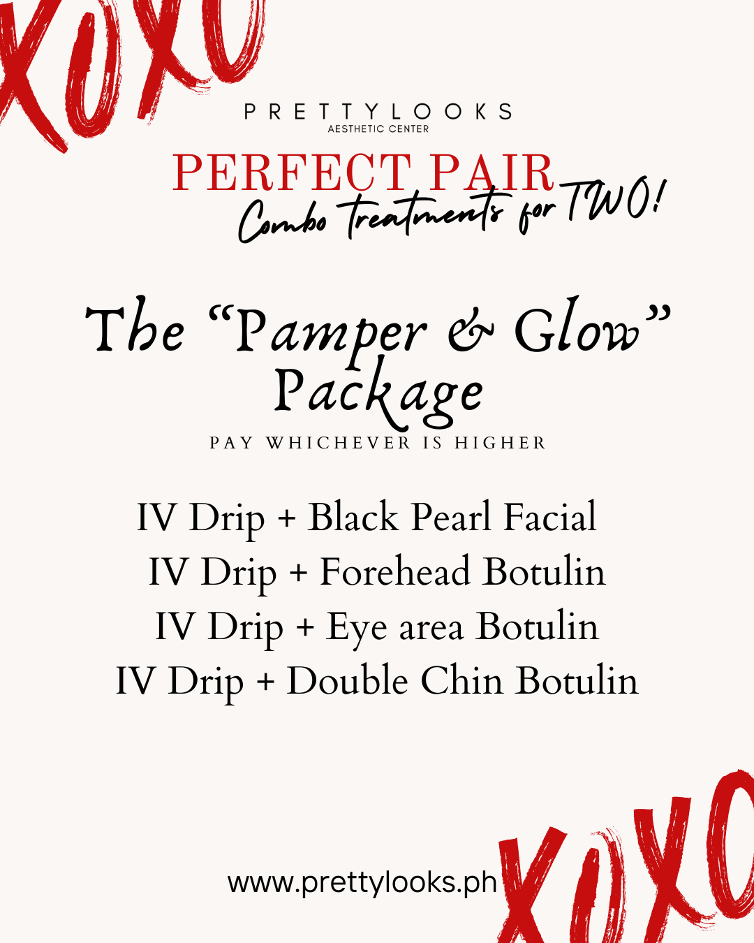 The “Pamper and Glow” Package