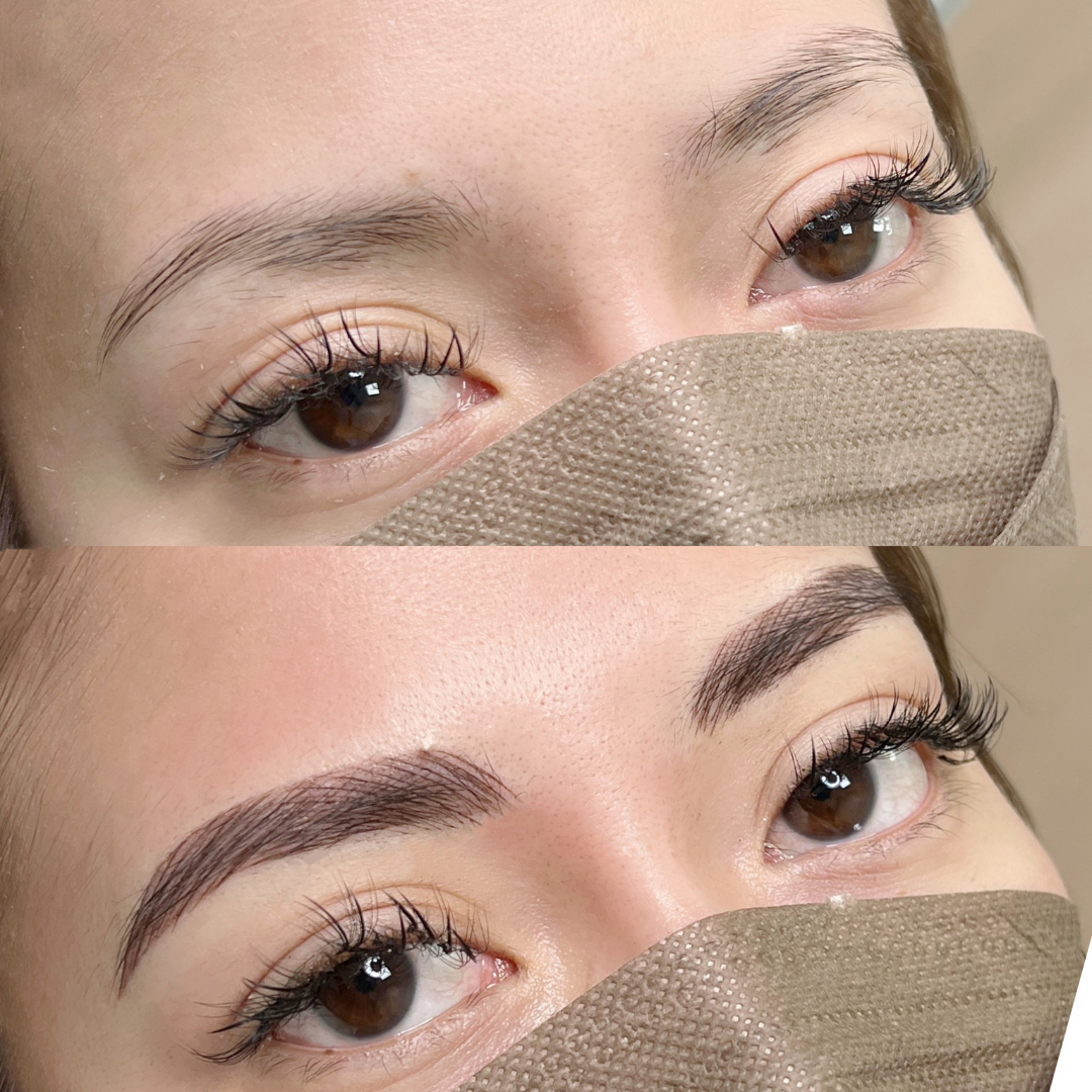 Cashmere Eyebrows (combination of shading - micro pigmentation and stranding - microblading)