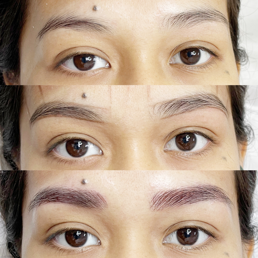 Eyebrow Etching (full stranding - microblading)